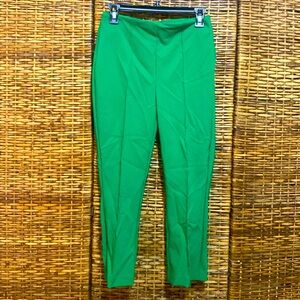 EUC Rachel Zoe BRIGHT GREEN Career Office Pants 4